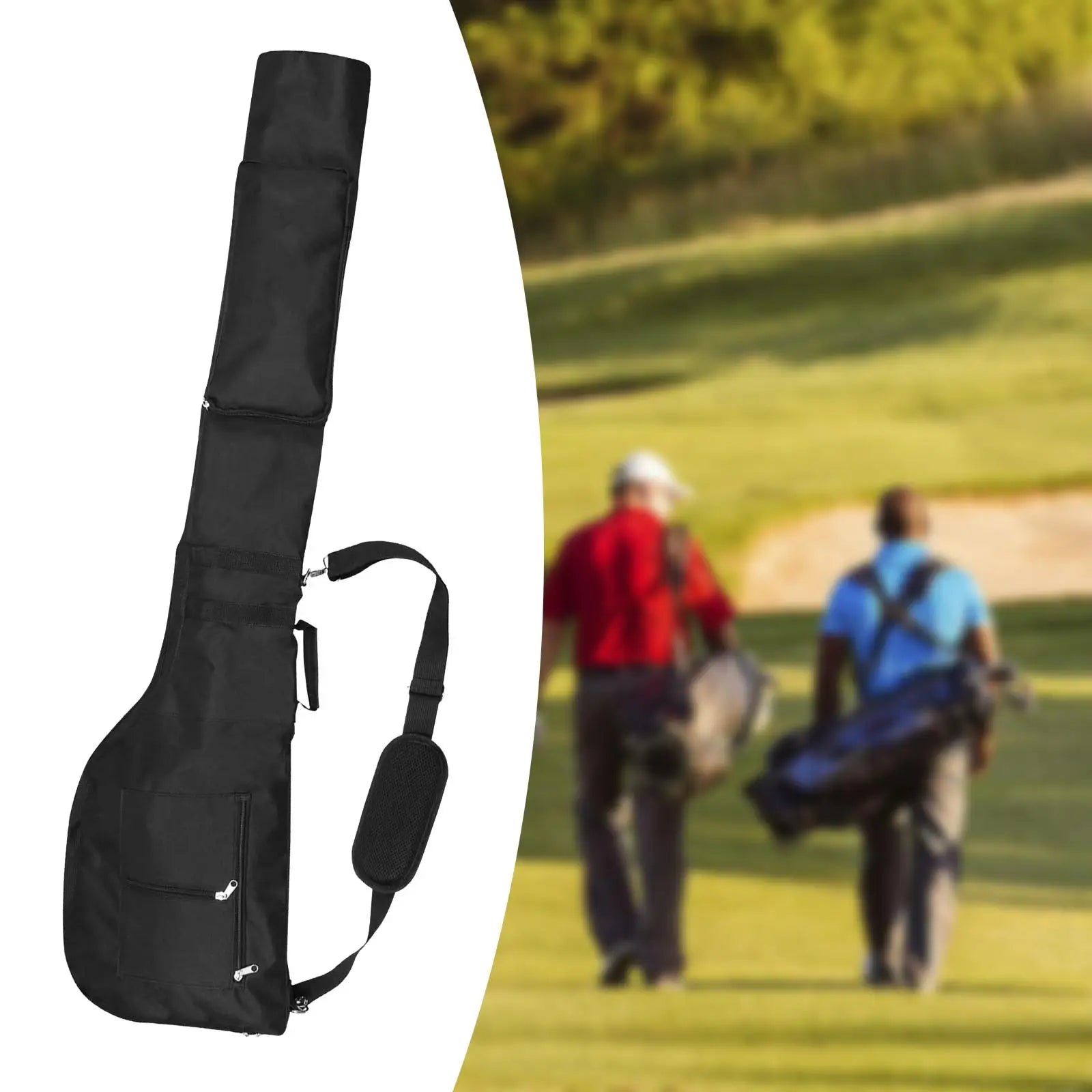 Golf Club Carry Bag Soft Professional Waterproof Storage Portable Golf Bag for Practicing Course Gift Driving Range Training