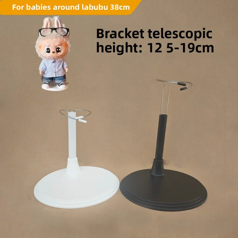 LABUBU Adjustable Metal White Black Doll Dummy Puppet Wrist Stand Holder Bracket Support Dollhouse Accessories Toy Store Display