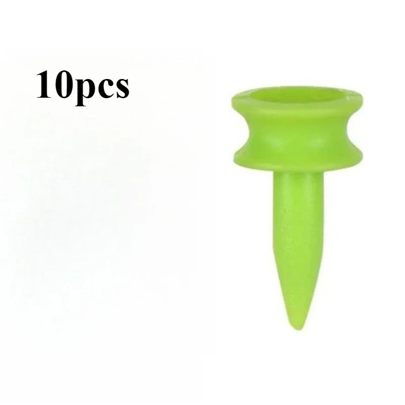 Golf Tees Green Golfer Accessory Plastic Golf Tees Perfect For Teeing The Ball Outdoor activity accessories
