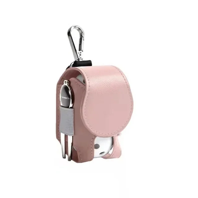 1PC Golf Ball Bags Mini Ball Storage Bags PU Leather Hang On Waist Golf Ball Bag Pouch With Metal Buckle Golf Belt Ball Bags
