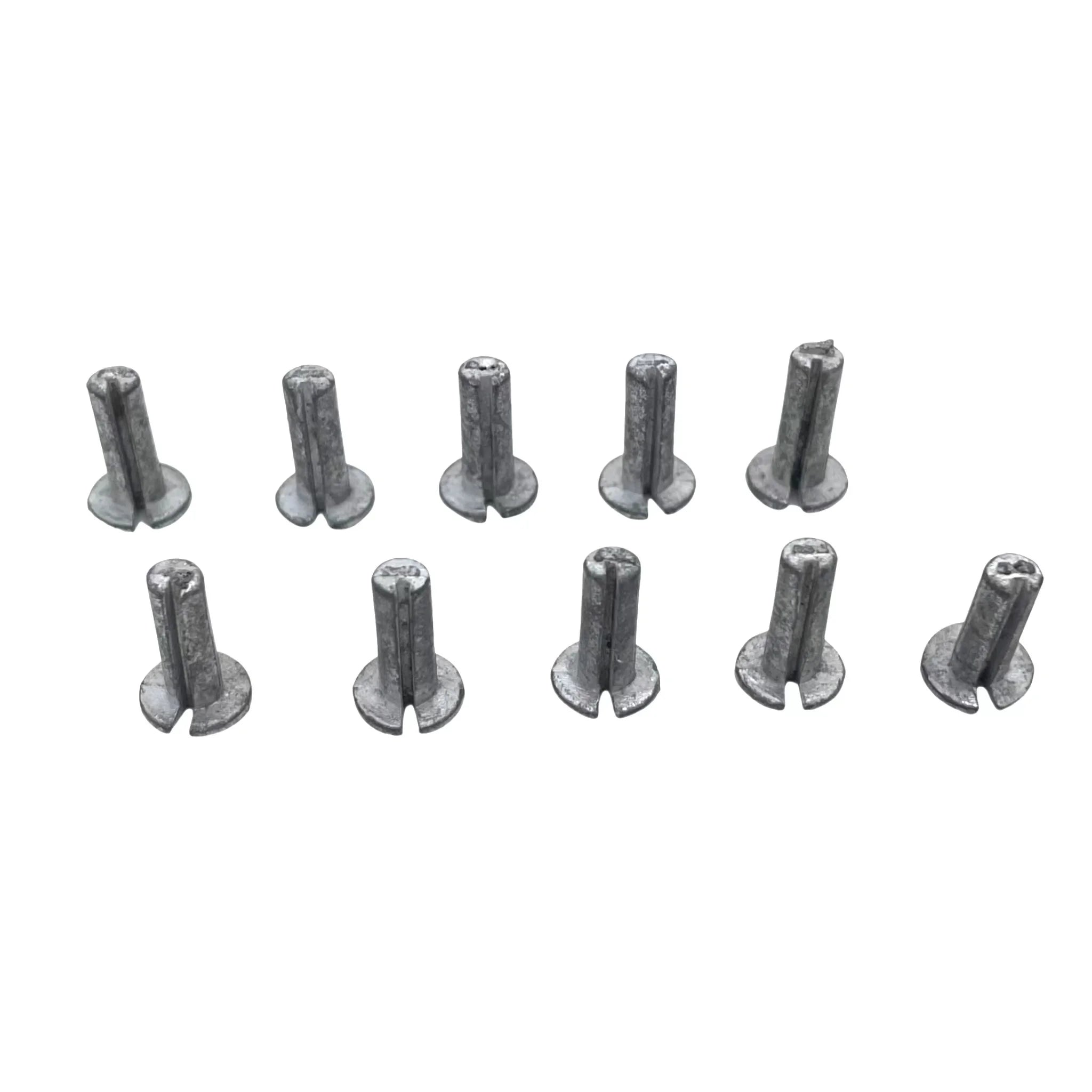 10Pcs Golf Club Assembling Accessories Balance Ding Golf Shaft Swing Nail Plug Weights,Slender for Wood,Coarse for Irons