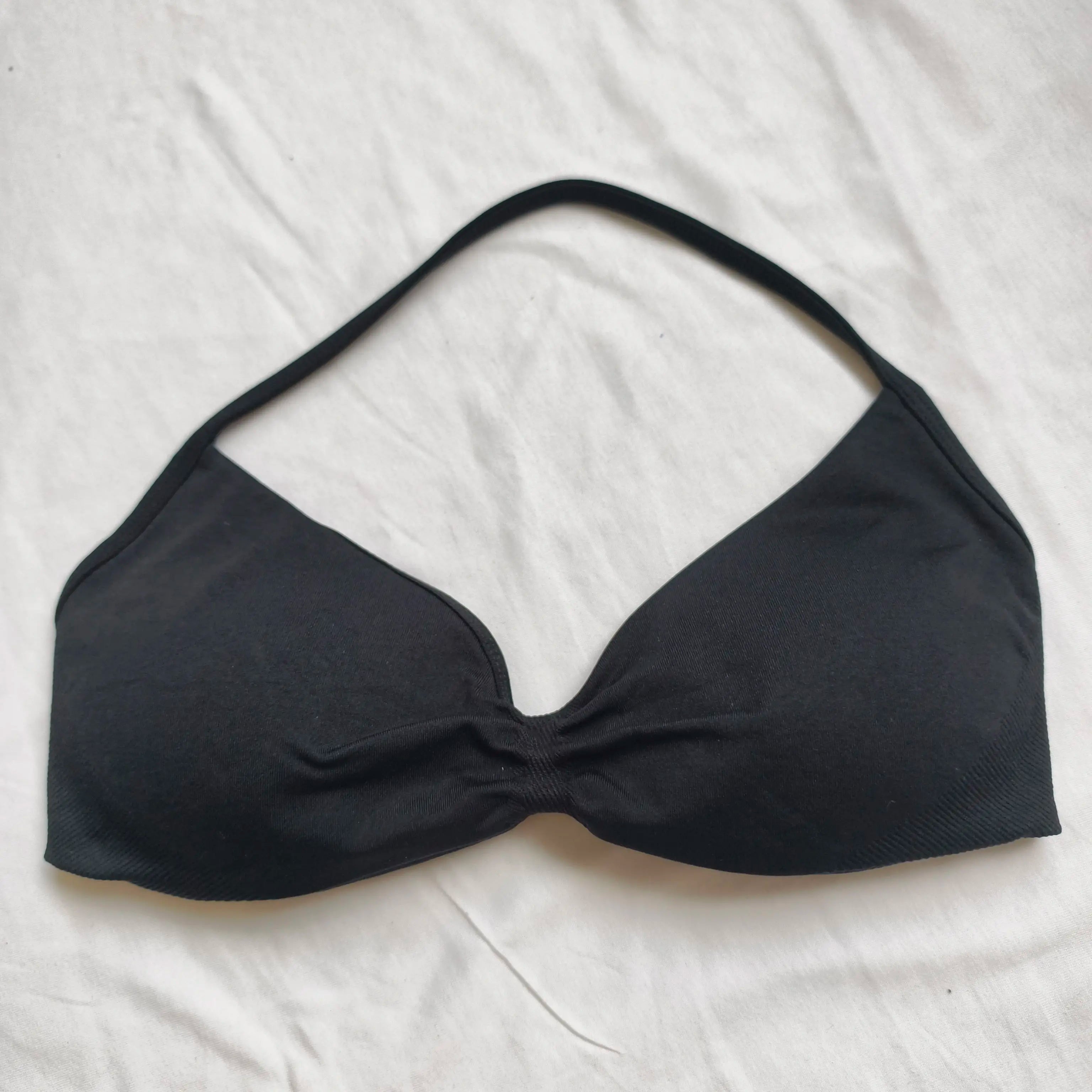 2025 Summer Sports Bra Women's Workout Clothing Gym Neck Halter Yoga Gym Bra Removable Cup Top Halter Sports Bra