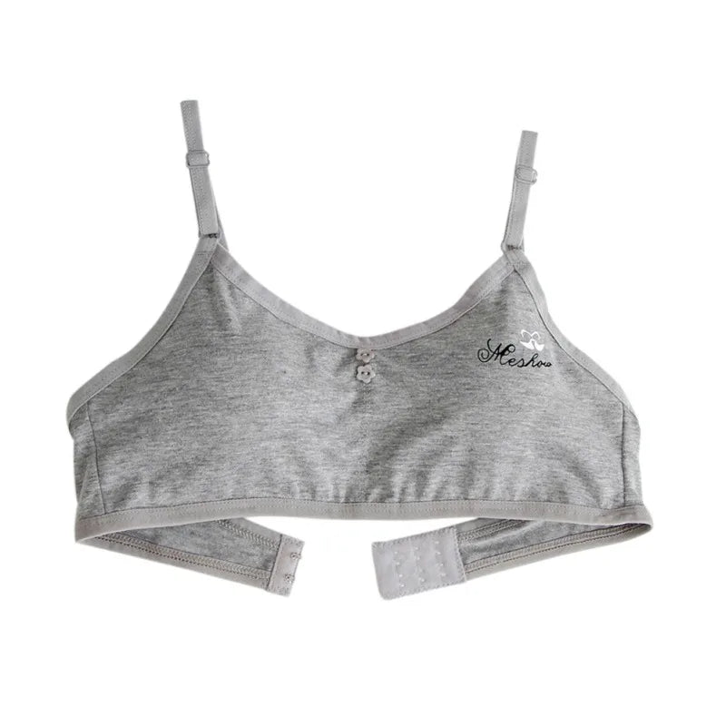 12-18Years Girls Bra Breathable Teenager Bras for Kids Adolescente Lingerie Solid Color Teen Vest Children Tops Underwear
