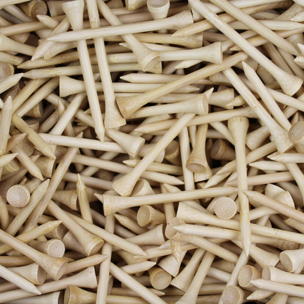 Bamboo Golf Tees Package of 1000 pcs 42mm 54mm 70mm 83mm Golf Tees Strong Tee Golf Ball Holder Drop Ship