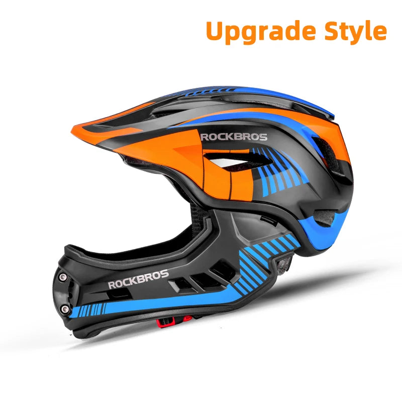 ROCKBROS Child Bicycle Helmet MTB Security Impact Resistant Cycling Helmet Teenagers Sports Safety Protection Helmet Scooter