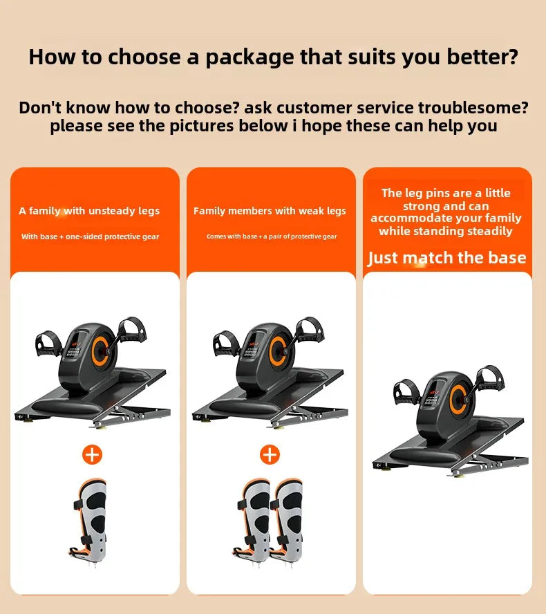 Electric bicycle household sports rehabilitation training equipment liftable gym machine exercise bike running machine home