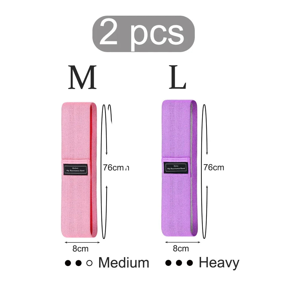 WOSWEIR Elastic Resistance Bands Set for Workout