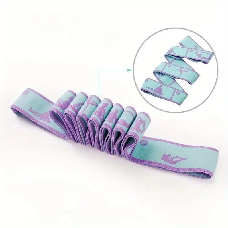 Yoga Stretch Training Belt,Universal Resistance Bands for Dance, Gymnastics, Workout, Pilates|Use Nylon Fabric Material