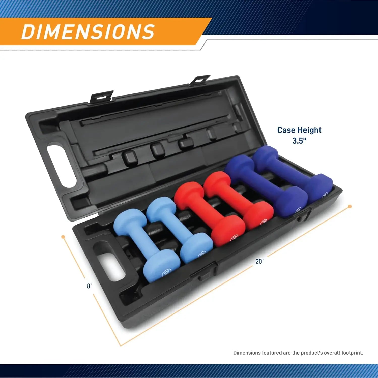 Colored Neoprene Dumbbells