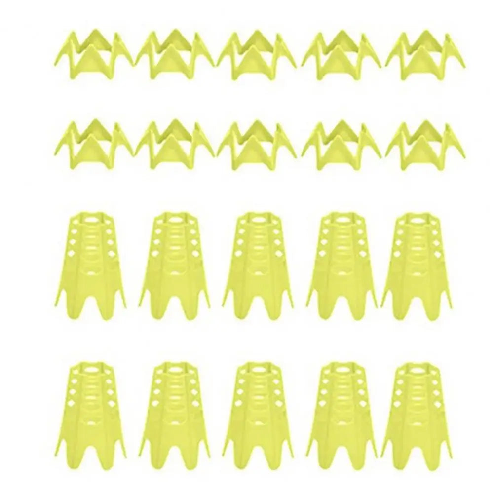 20Pcs Plastic Golf Simulator Tees High Stability Low Friction Portable Indoor Outdoor Golf Mat Tees Practice 골프용품