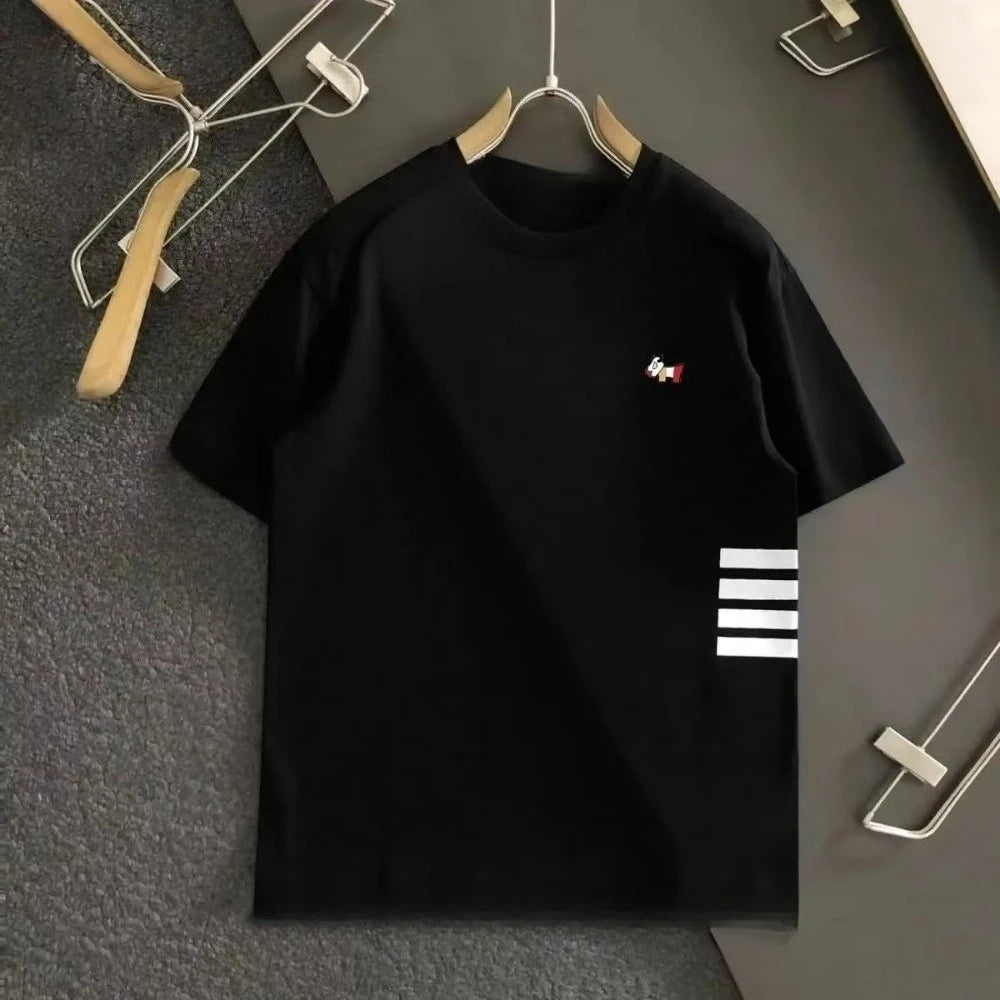 Men's Golf T-shirt 2025 New Summer Round Neck Short Sleeve Top Luxury Brand Simple Breathable Men's Golf Clothing Comfortable