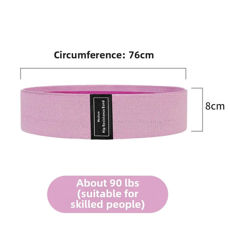 Squat Yoga Resistance Band Cotton Hip Circle Hip Circle Deep Squatting Hip Circle Elastic Band Rally Band