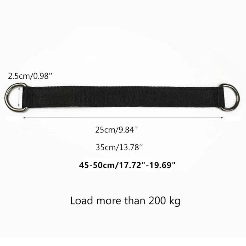 G92F Multifunction Fitness Equipment Hook Ring Hanging Belt With Hook Fitness Equipment Hanging Sandbag Pull Up Rope Belt