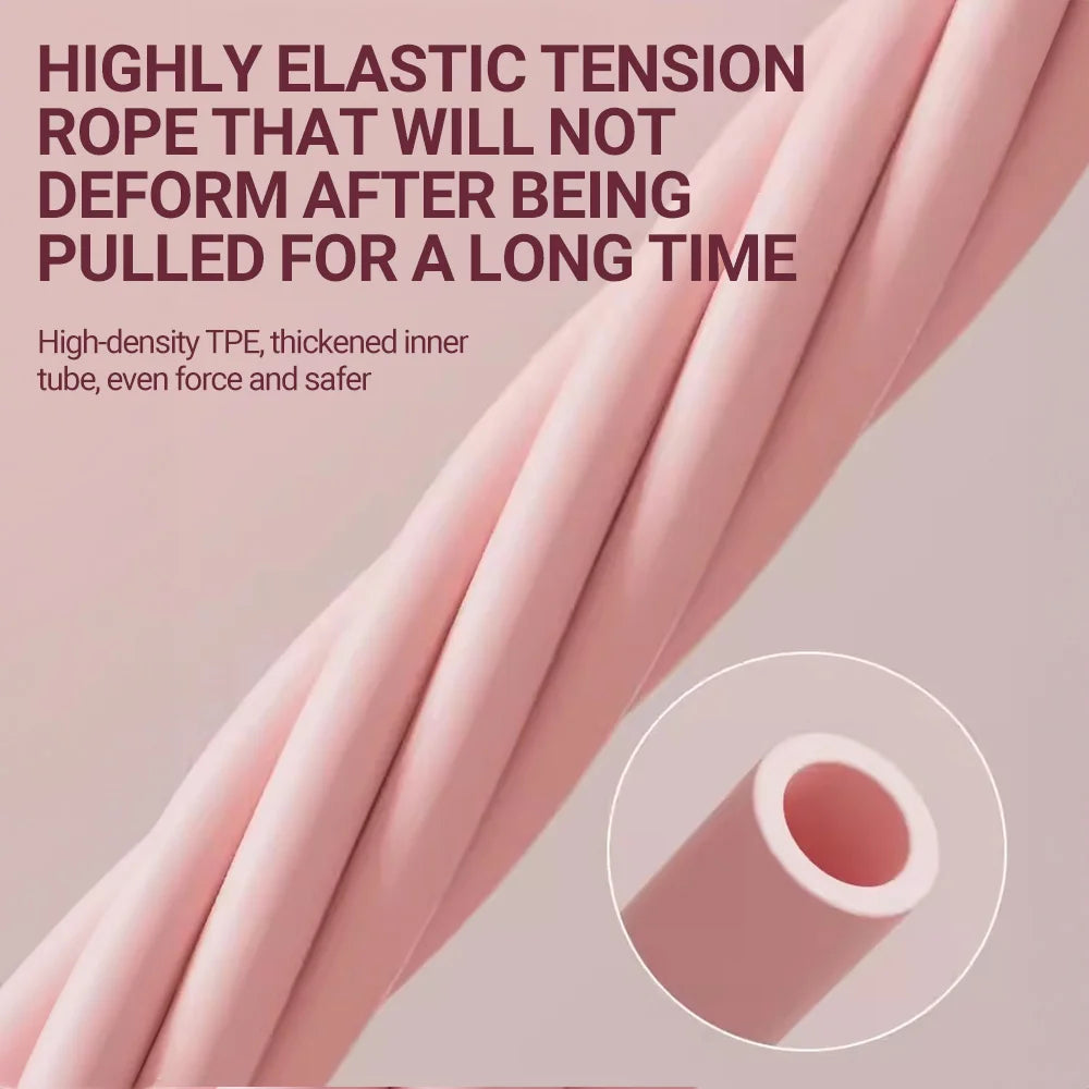 Resistance Bands 6-Tube Yoga Pedal Puller Resistance Band At Home Multifunctional Portable Tension Rope Bands Waist Arm Training