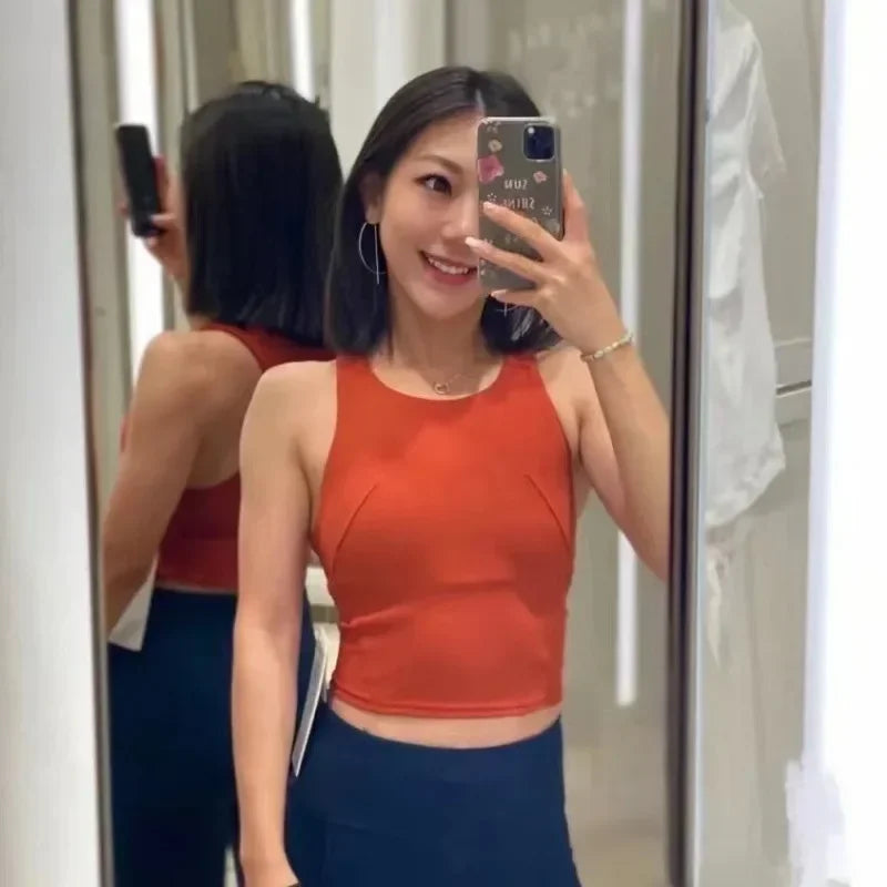 Yoga Clothing with Super Shock Resistance and No Awkward Fixation Sports Underwear Fitness Running Bra No Steel Ring Vest