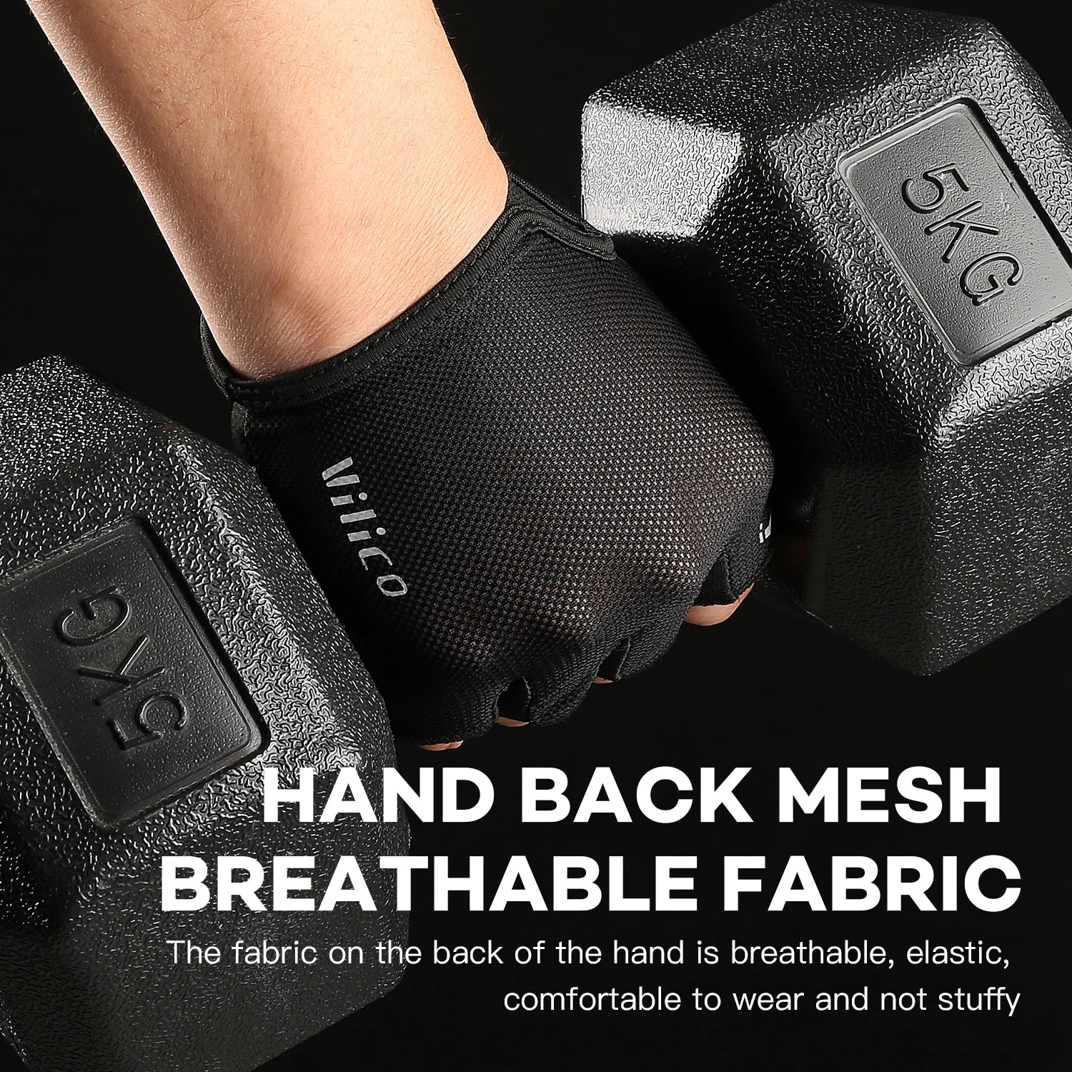 Sports Fitness Gloves Equipment Non-slip Handguards Gym Gloves Bench Press Barbell Fitness Protective Gear