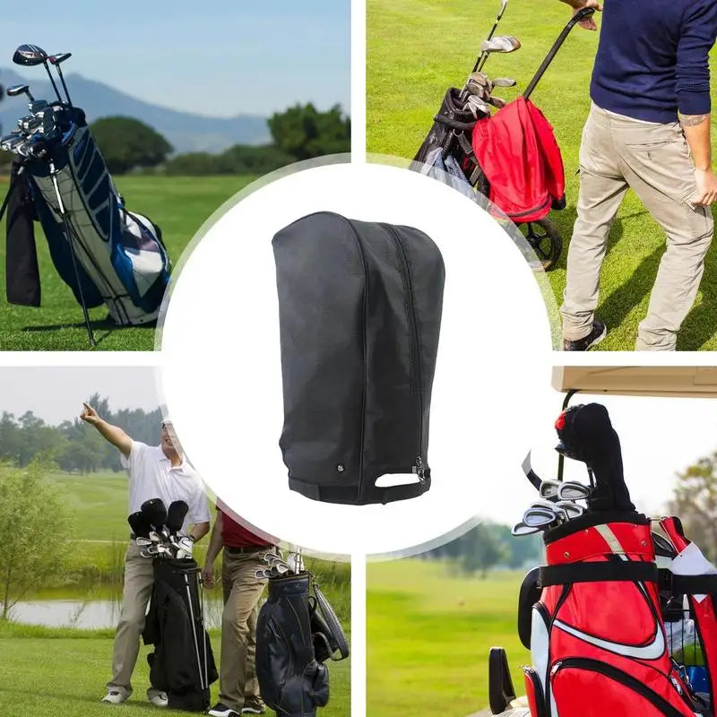 Golf Bag Rain Cover, Portable Club Bag Rain Shield, Club Protection Cover Suitable for Golf Bags/Hand Carts/Stand Bags