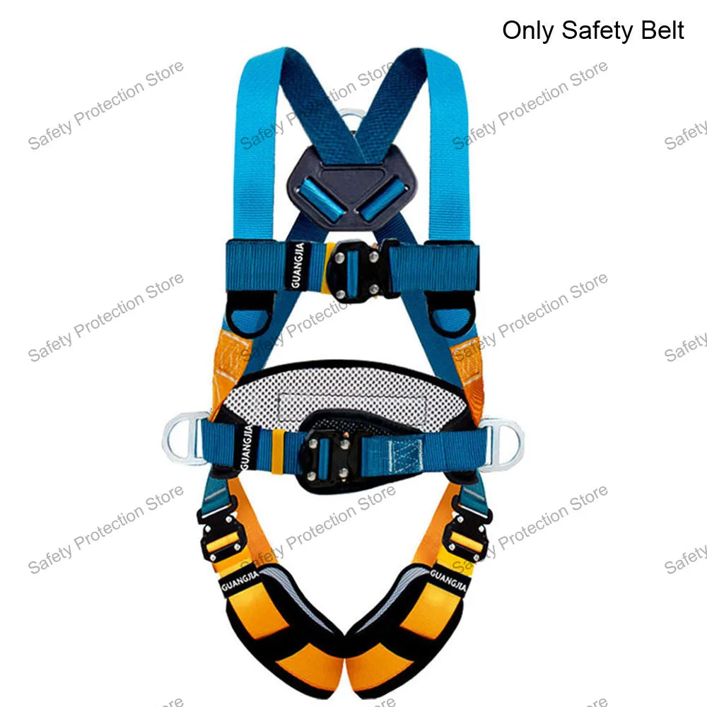 High Altitude Work Safety Harness Full Body Five-point Safety Belt Outdoor Climbing Training Construction Protective Equipment