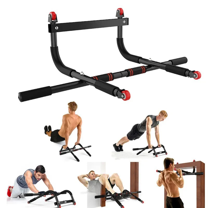 Gym Frame Multi-functional Doorway Chin-Up Equipment Adjustable Indoor Fitness Door Horizontal Bar Home Pull Up Workout Handles