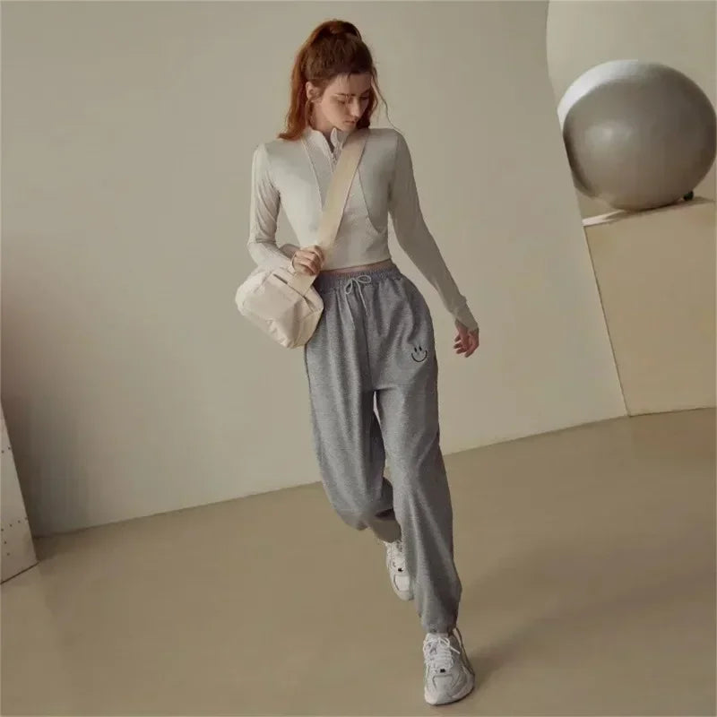 Yoga Sports Tops Jacket Half Zip Tight Long Sleeve Running Fitness Clothes Training Yoga Clothing Jacket