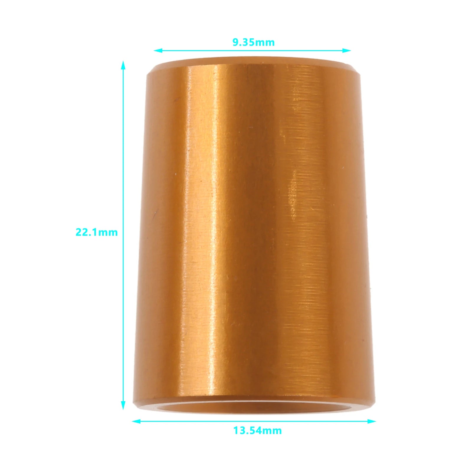 10Pcs Aluminum Alloy Golf Ferrules for 0.335,0.350,0.370 Tip Irons Shaft Adapter Sleeve Ferrules Club Shaft Ball Connection Ring