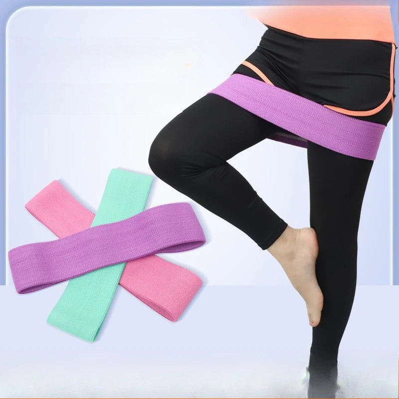 Yoga Latex Elastic Band Open Shoulder Back Fitness Resistance Band Body Shaping Slim Hip Resistance Band