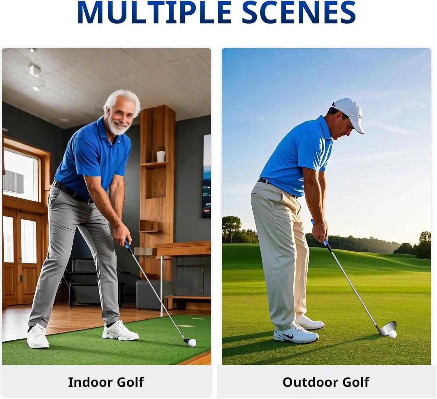 Golf Grip Trainer, Golf Training Aid, Golf Grip Kit Club Grips, Grip Trainer Golf Club to Help Train Correct Hand Position