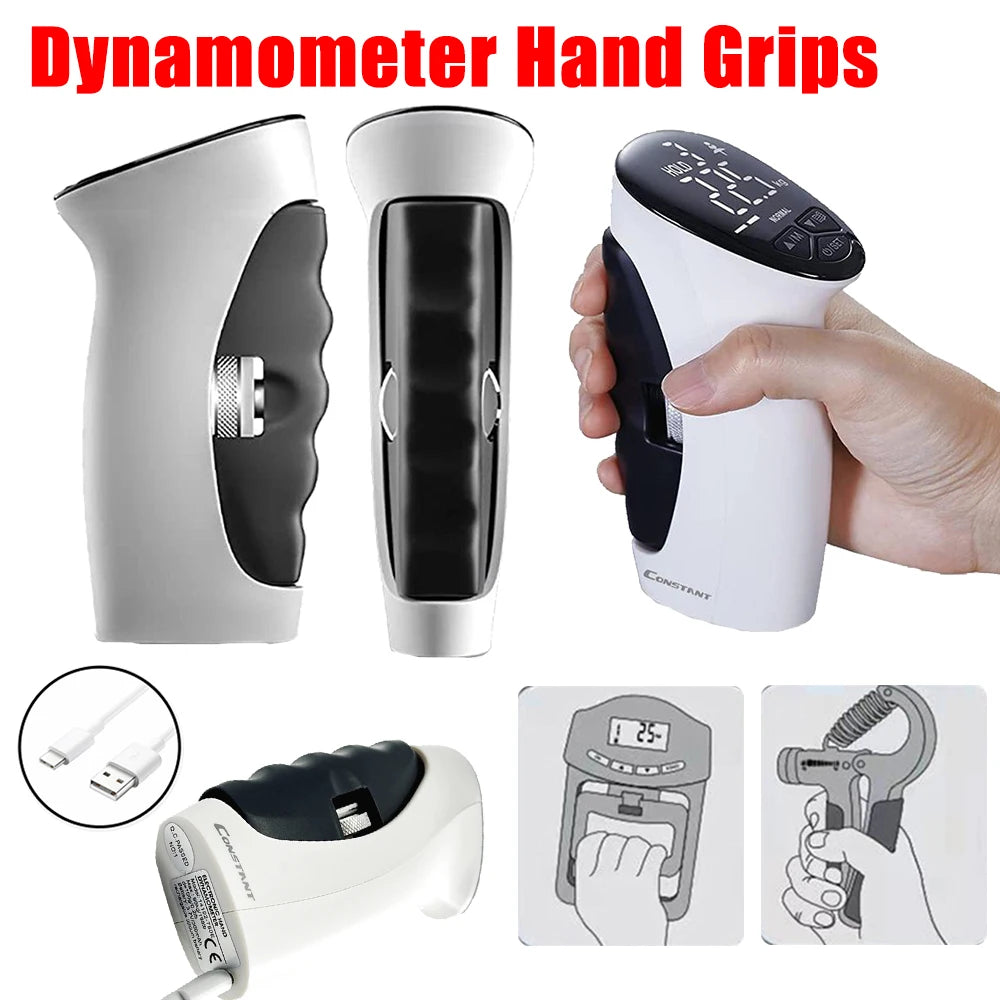 Dynamometer Hand Grips Hand Grip Trainer Electronic Finger Gripper Strength Trainer Hand Strengthener Expander Fitness Equipment