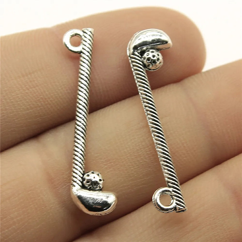 20pcs Sport Charms Golf Charms Golf Clubs Charms For Jewelry Making DIY Crafts Making Findings
