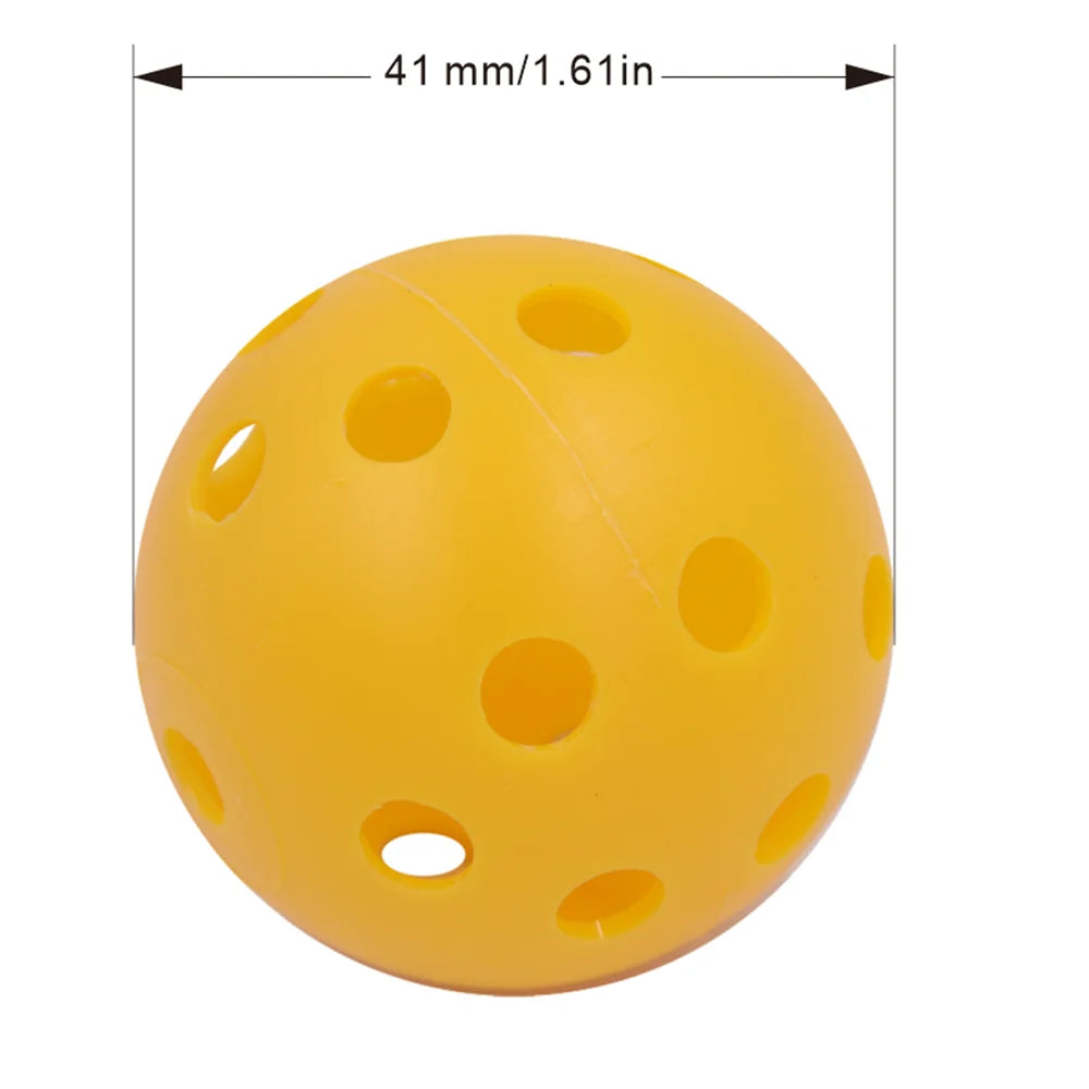 10PcsGolf Practice Balls 41mm 26 Hole Plastic Golf balls Outdoor Golf Practice Balls Golf Accessories