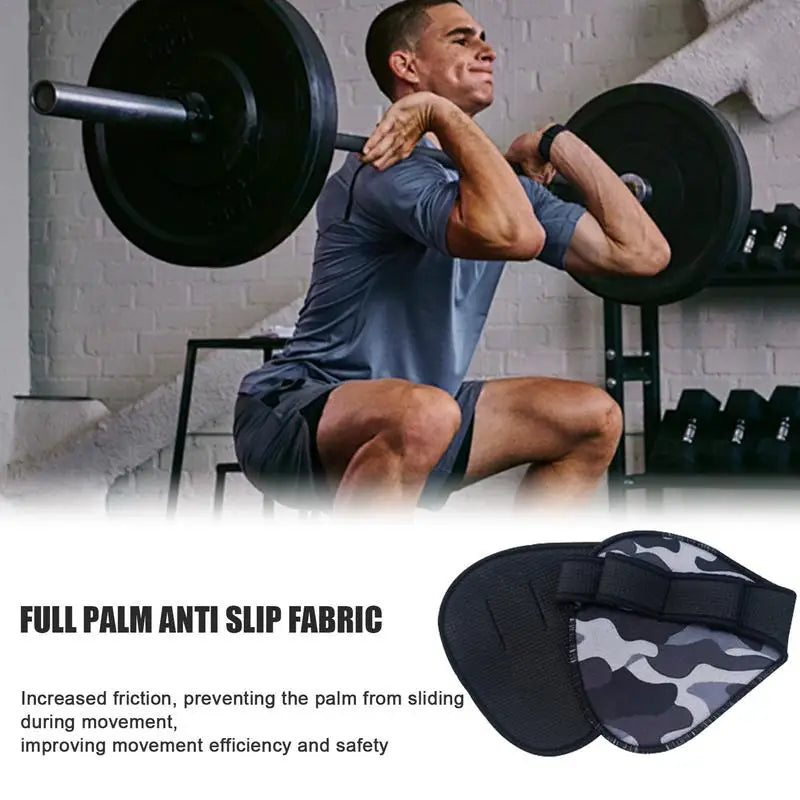 Gym Hand Grips 4 Fingers Neoprene Workout Grips The Alternative To Weight Lifting Gloves For Calisthenics Weightlifting Pull-Ups