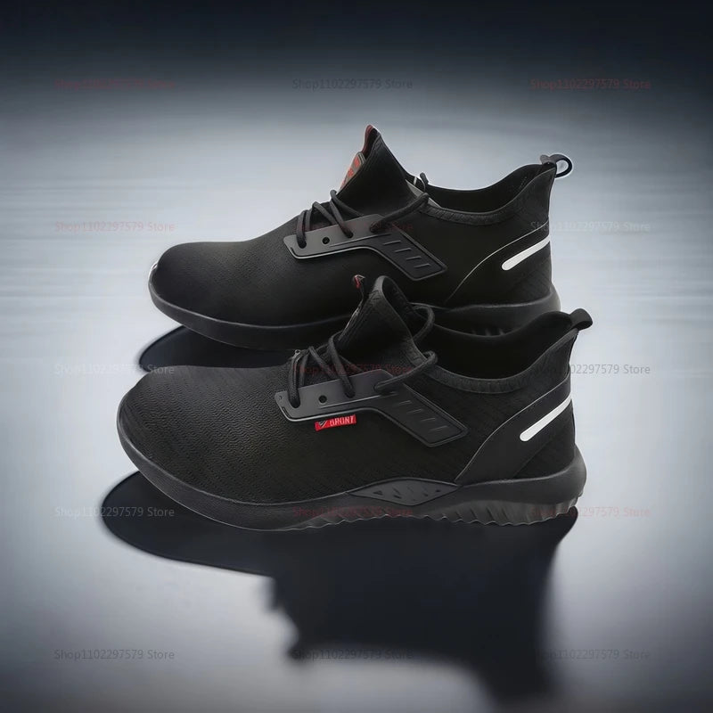 Men's work safety shoes Sports shoes Anti-puncture and anti-smash protection shoes Lightweight men's casual shoes Safety boots