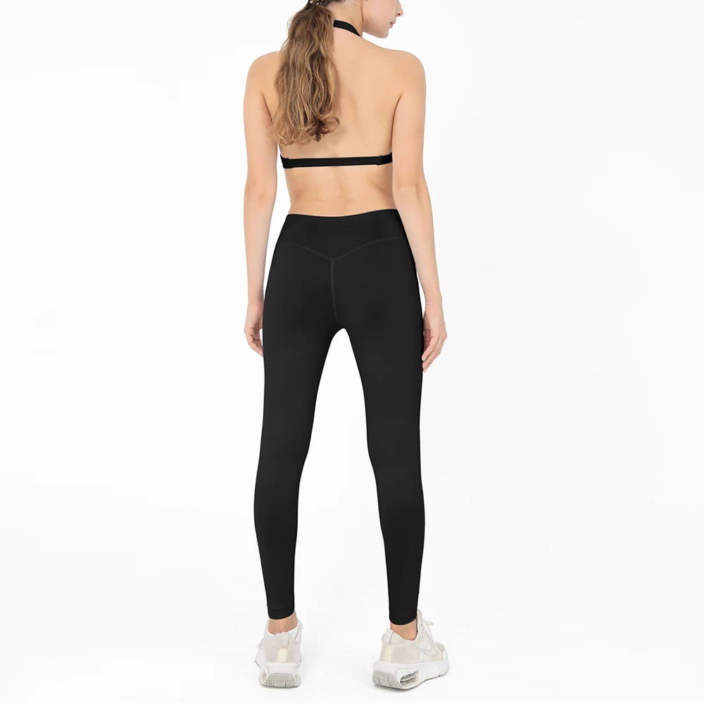 2 Pieces Yoga Set Women Gym Tracksuit Sport Bras Fitness Leggings Outfits Workout Suits Ladies Training Clothes Sets Sportwear