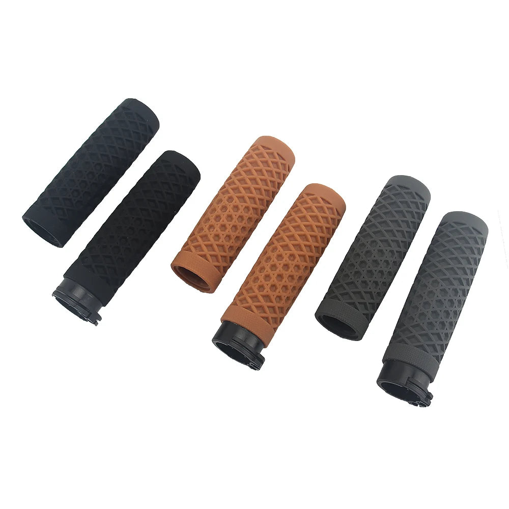 Motorcycle Handlebar Hand Grips 1" 25mm Rubber Handlebars For Harley Sportster 883 1200 Softail Slim Fatboy Touring Street Glide