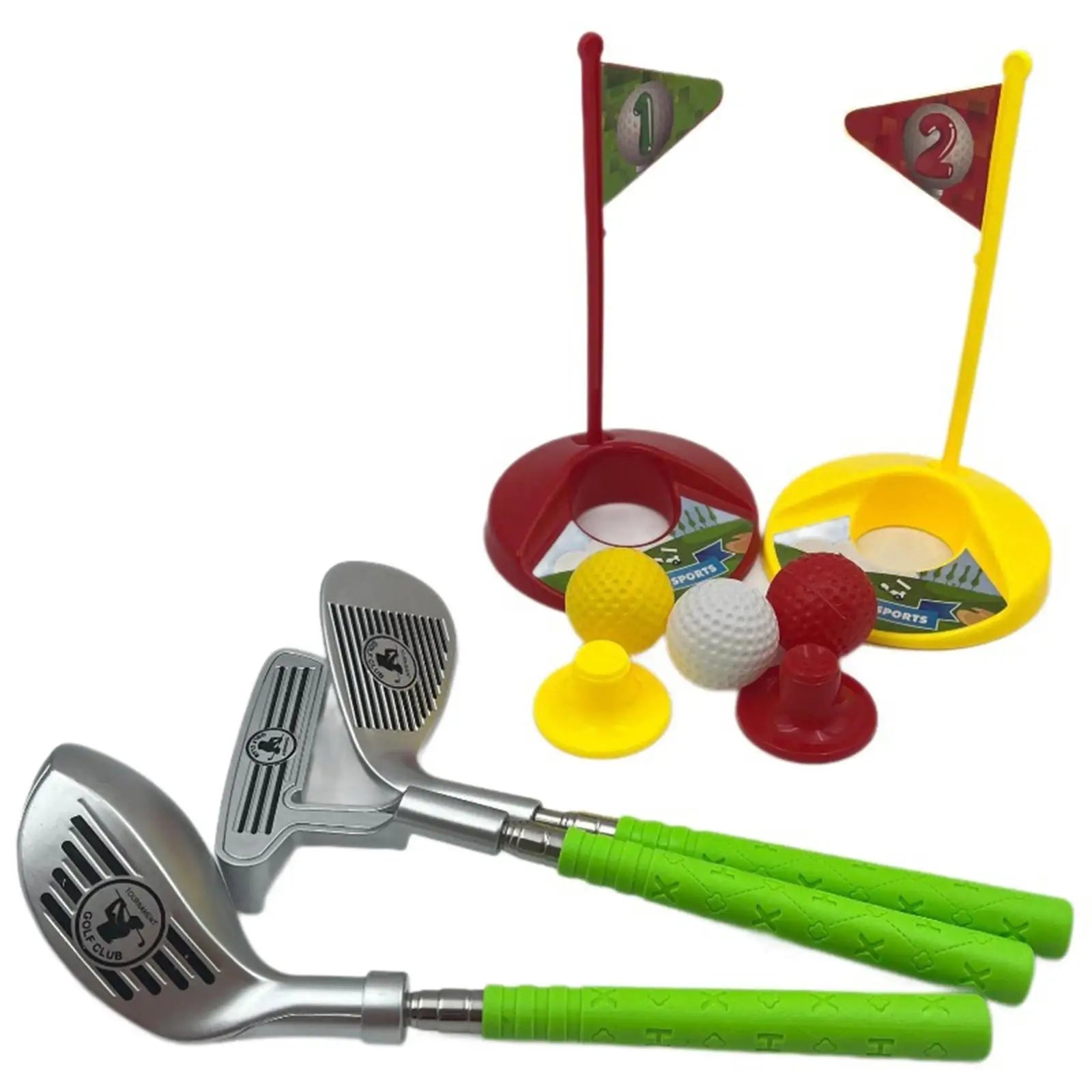 Toddlers Golf Set Retractable Club Kids Golf Club for Indoor Outdoor Garden