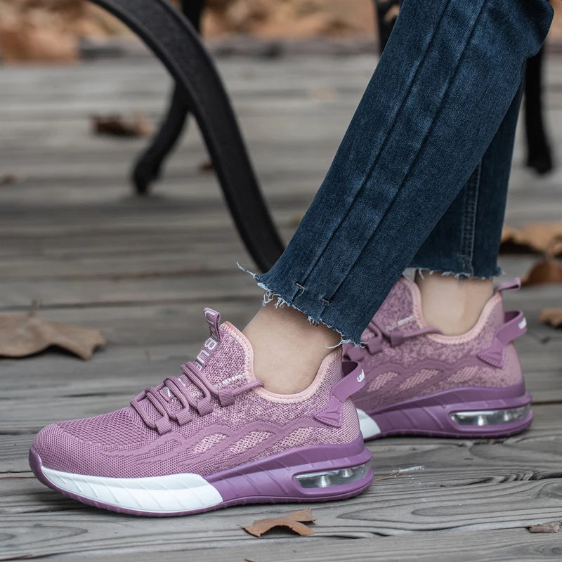 Women Safety Shoes For Work Safety Boots Breathable Steel Toe Puncture Proof Sport Work Sneakers Construction Tactical Boots