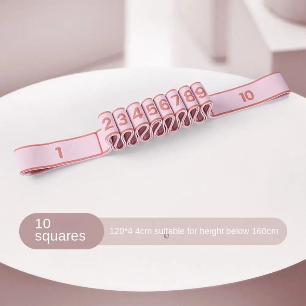 8/10/12 Grid Yoga Resistance Band Yoga Training Elastic Fitness Resistance Bands Crossfit Exercise Textile Cotton