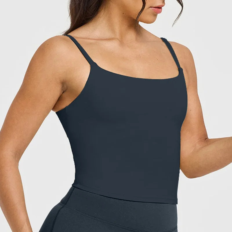 Yoga sports vest women's running fitness bra integrated with chest pad beautiful back suspender yoga clothing fitness clothing