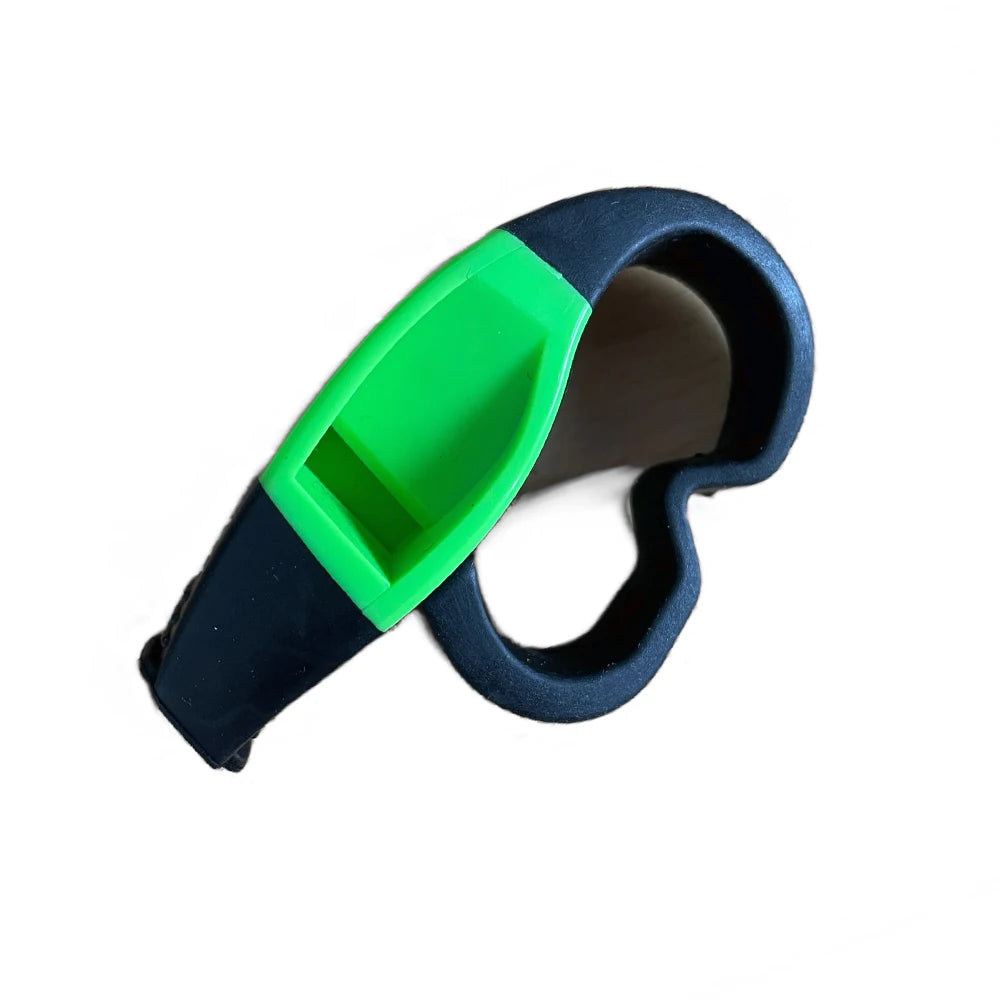 ABS Finger Grip Referee Whistle Safety Rescue Football Basketball Survival Big Sound Whistles Soccer Sports Accessories
