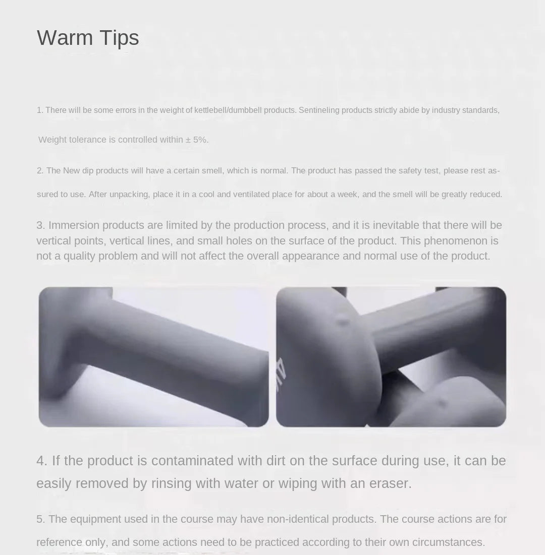 Yoga Flat Head Scrub Impregnated Plastic Dumbbells For Men And Women Home Exercise Sports Equipment Solid Cast Iron Dumbbells