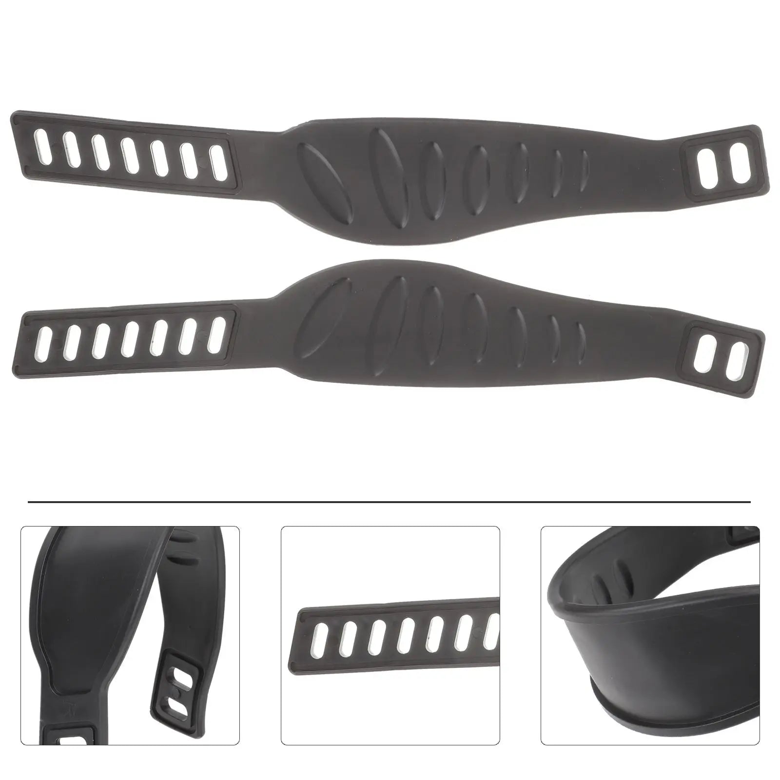 2Pcs Bike Pedal Straps Adjustable Footrest Bands Universal Cycling Parts Exercise Supplies Gym Equipment Bicycle Pedals