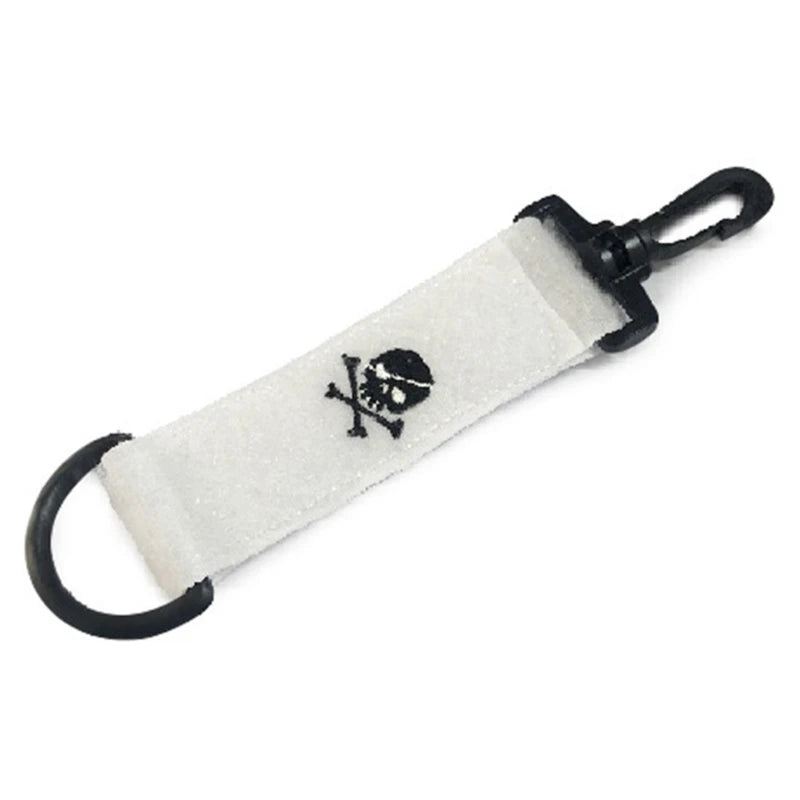 Double Sided Golf Balls Hands Cleaning Clubs Golf Towel Clip with Carabiner Hook 448D