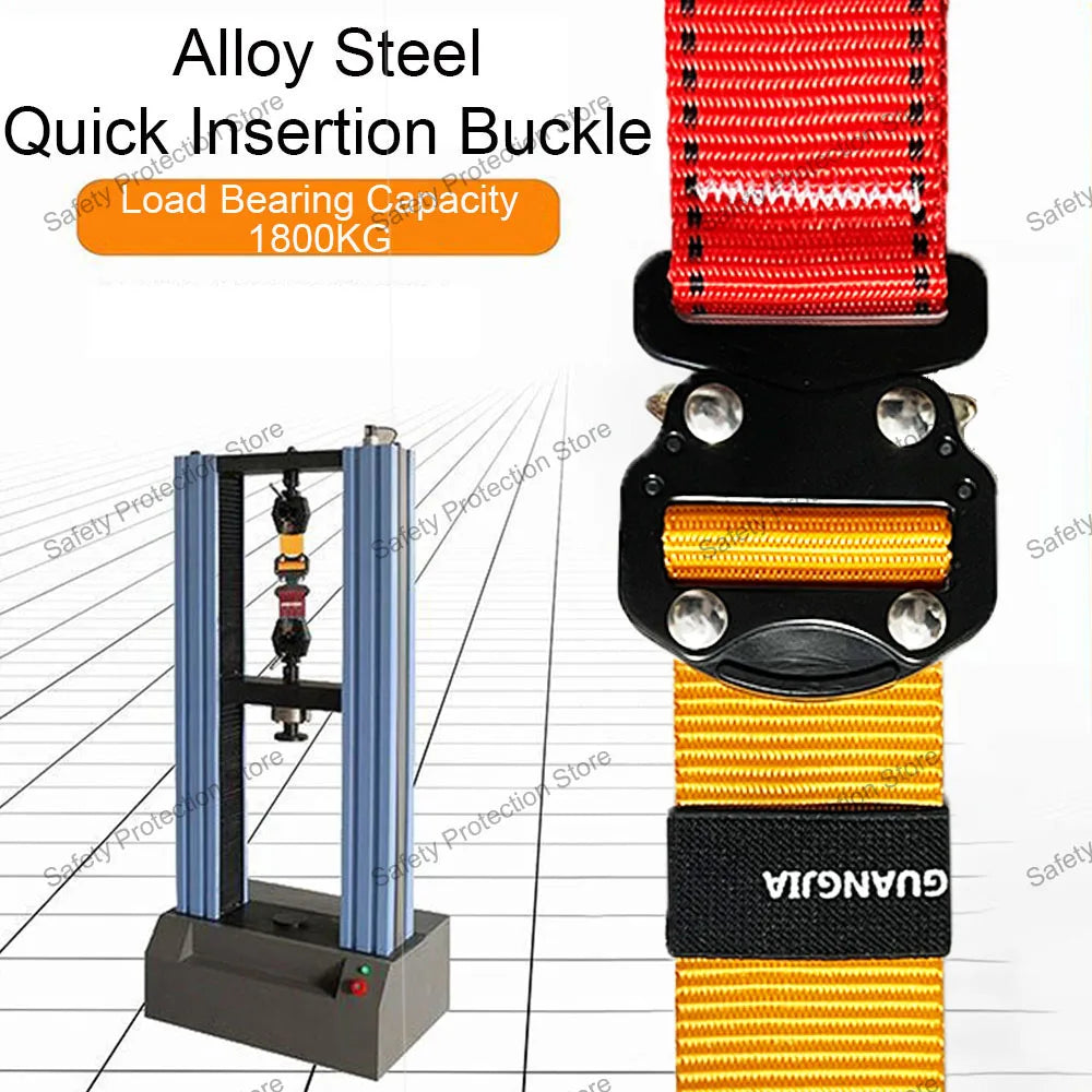 High Altitude Work Safety Harness Full Body Five-point Safety Belt Outdoor Climbing Training Construction Protective Equipment