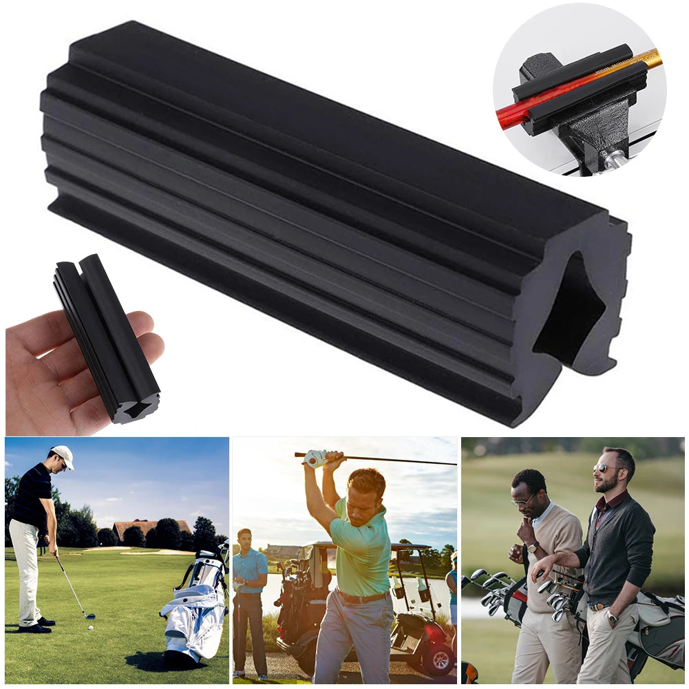 Golf Shaft Clamp Rubber Golf Putters Vise Clamp Portable Golf Club Grip Replacement Tool for Wedges Irons Putters Shaft Repair