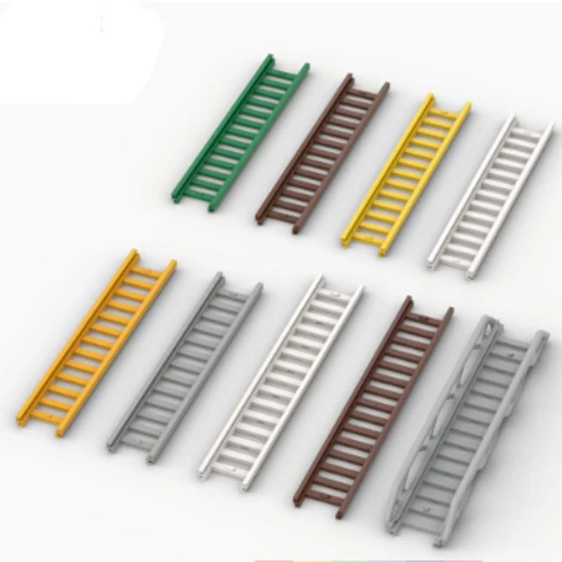 5PCSMOC compatible with 15118 ladder, 16x2 building blocks with 15 horizontal bars, particle puzzle children's toys