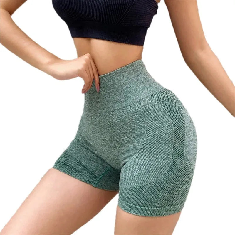 Women’s Gym Shorts & Push-Up Yoga Set – High Elasticity Fitness Shorts