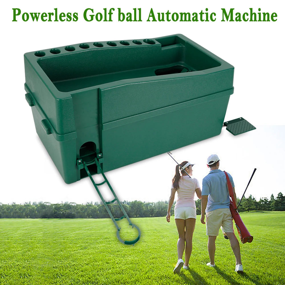 Golf Automatic Ball Dispenser with Cue Holder