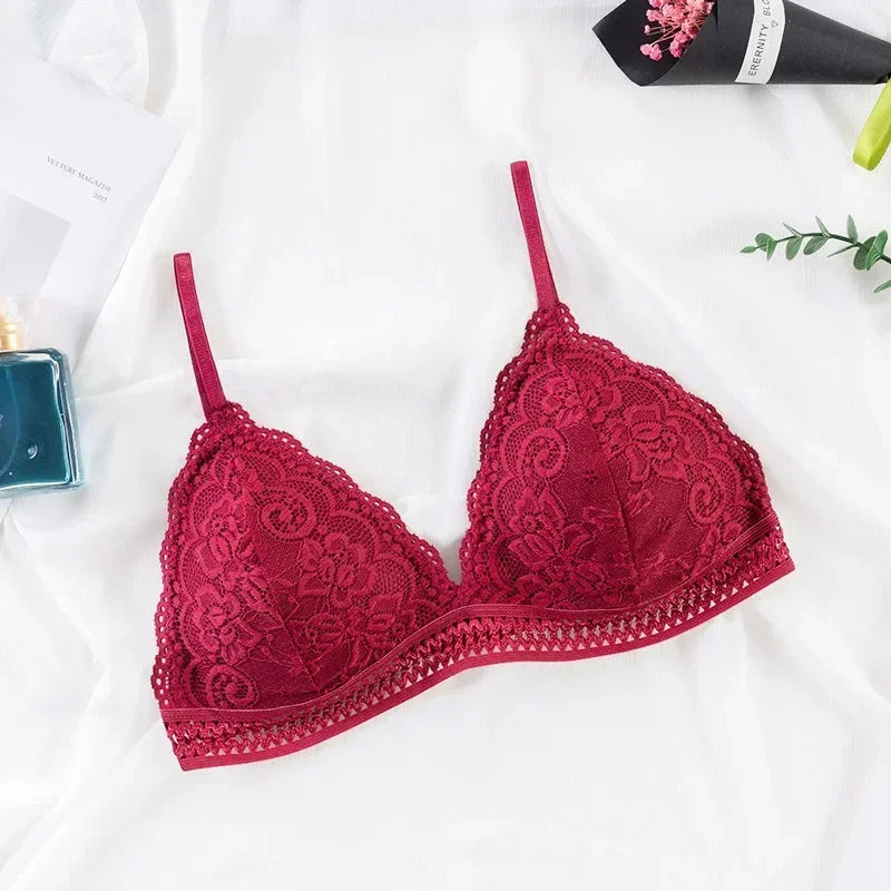 Women Bras Comfort Sport Bralette Underwear Sexy Seamless Lingerie Lace Backless Push Up Bra Corsets Top with Cups Ropa Mujer