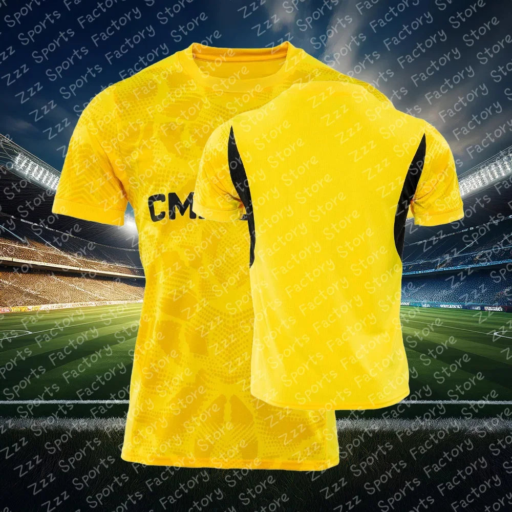 Kids Summer Soccer Training Clothing New Arrival Ligue 1 Olympique Marseille Home/Away Football Jersey Men's Oversized T Shirt