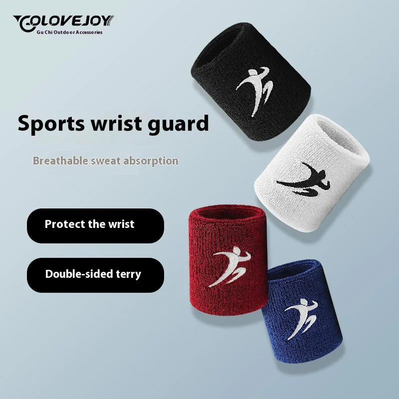 Sports Wristbands for Men Women - Breathable Sweat Absorbing Wrist Support for Running Basketball Tennis Gym Fitness Workout